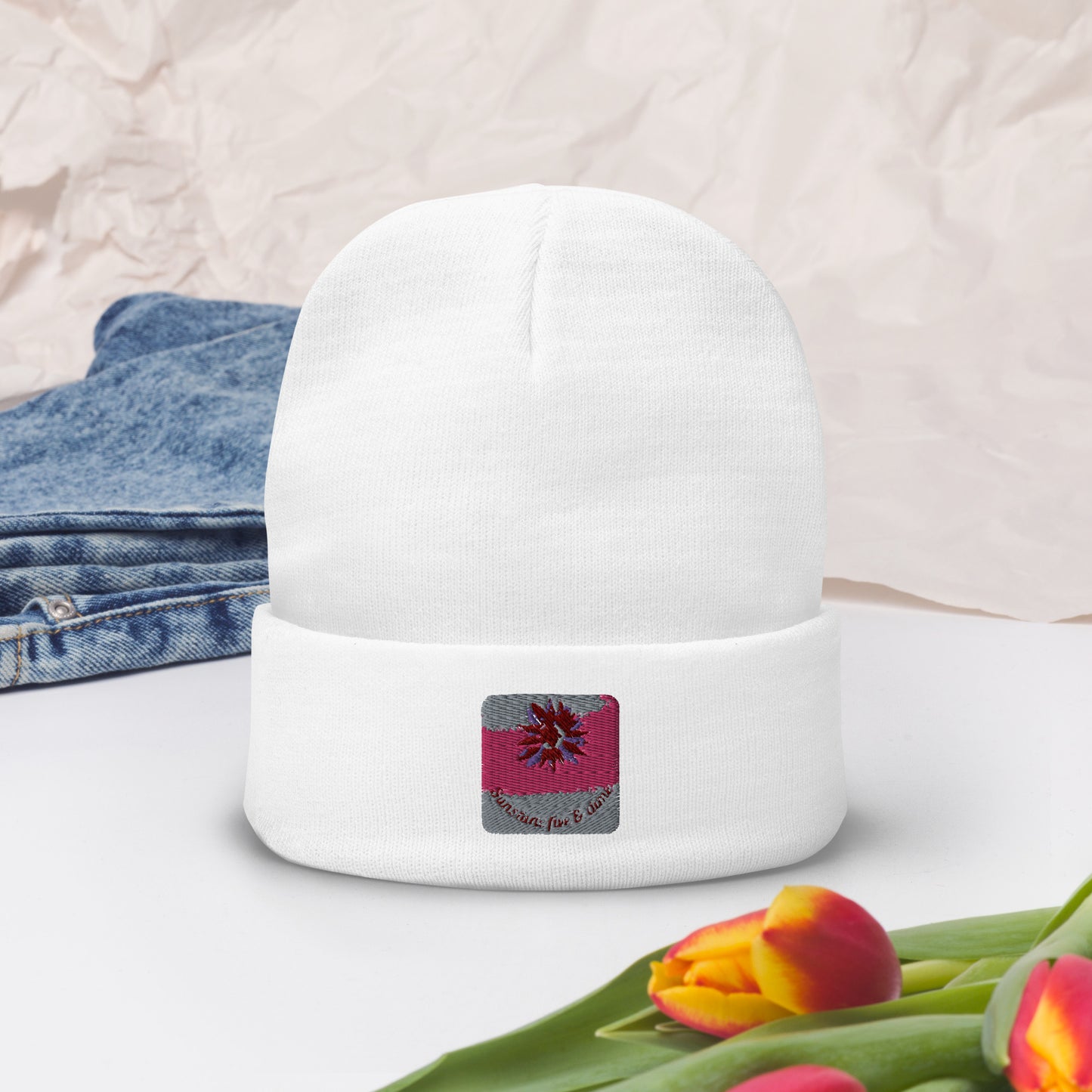 Embroidered Beanie